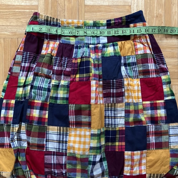 Y2K Preppy patchwork plaid bubble hem skirt! Vintage American Eagle 2/4 - Picture 3 of 11